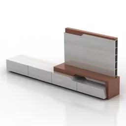Wall Rack Tv Cabinet 3d model