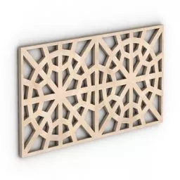 Carved Decor Panel 3d model