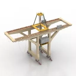 Harbor Crane 3d model