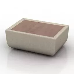 Low Nightstand 3d model