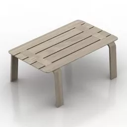 Work Table Kare With Under Cabinet 3d model
