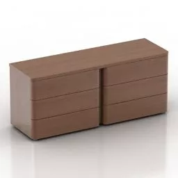 Locker Room With Shelf 3d model