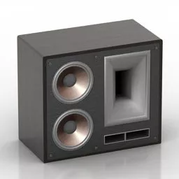 Audio Bass Speaker 3d model