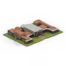 Palace Building 3d model