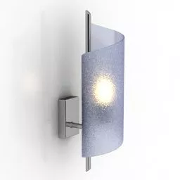 Sconce Lamp Twist Shade 3d model
