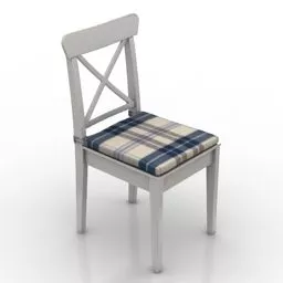 Dining Chair Country Style 3d model