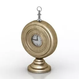 Decorative Vintage Clock 3d model