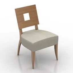 Thick Pad Chair 3d model