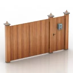 House Gate 3d model