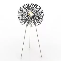 Torchere Lamp Modern Shade 3d model