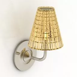 Curved Lamp Ceiling Mount 3d model