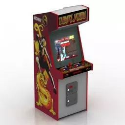 Slot Machine Gaming Console 3d model