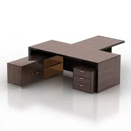 Wooden Mdf Table Frato 3d model