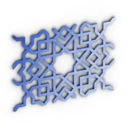 Wall Decoration Lines Pattern 3d model