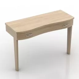 Side Console Table 3d model