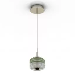 Ceiling Lamp Glass Sphere Shade 3d model
