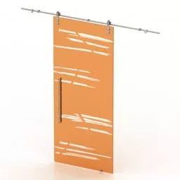 Color Glass Door Casali 3d model