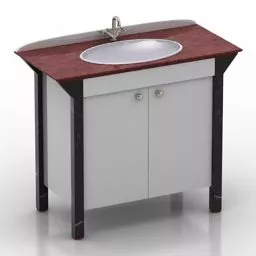 Old Furniture Set 3d model