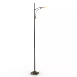 Wrought Iron Lamppost 3d model