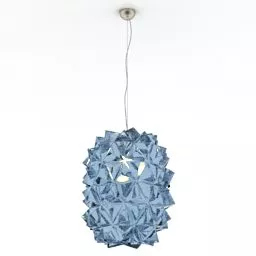 Hotel Lamp Curved Stand 3d model