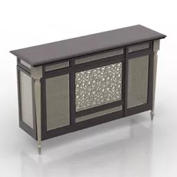 Chinese Antique Screen For Radiator 3d model