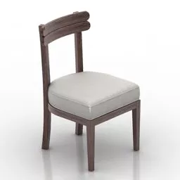 Low Wood Chair 3d model