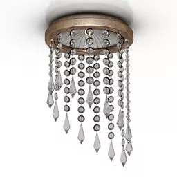 Drop Jade Ceiling Lamp 3d model