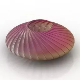 Color Porcelain Vase 3d model