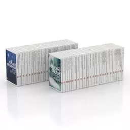 New Book Stack 3d model