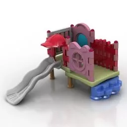 Slide Playground For Kid 3d model