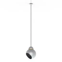 Brass Frame Ceiling Lamp 3d model