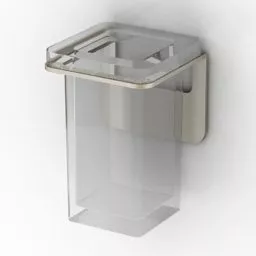 Book Rack Curved Shape 3d model