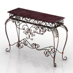 Boutique Console Table 3d model