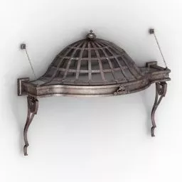 Entrance Canopy Structure 3d model