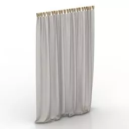 Satin Curtain 3d model
