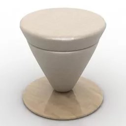 Asian Classical Chair With Desk 3d model