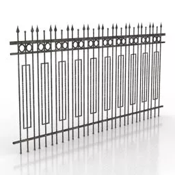 Gate Fence Element 3d model