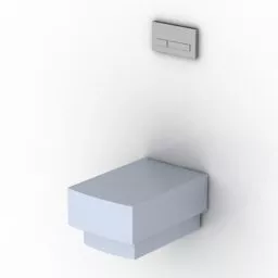 Modern Toilet Bathroom Sanitary 3d model