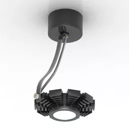 Brass Frame Ceiling Lamp 3d model