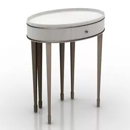 Table Stool For Kitchen 3d model