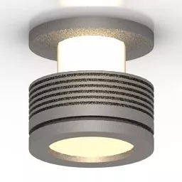 Industrial Pendant Lamp Hanging From Ceiling 3d model