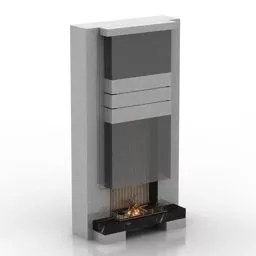 Fireplace Modern Furniture 3d model