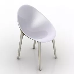 Single Shell Chair Kartell 3d model Single Shell Chair Kartell 3d model