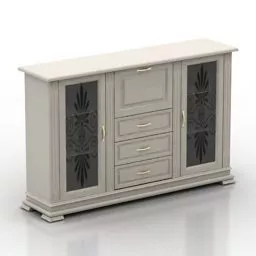 Boutique Locker Classic Style 3d model