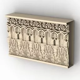 Cornice Arabic Decoration 3d model