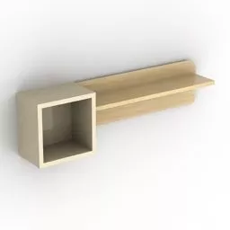 Tv Table With Chinese Door Frame 3d model