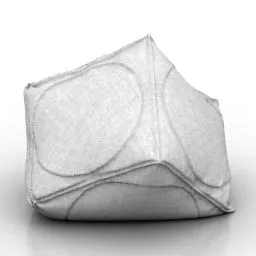 Textile Bag Seat 3d model