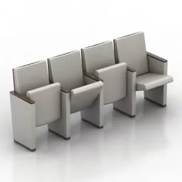 Theater Armchair Furniture 3d model