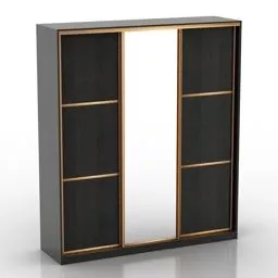 Modern Bedroom Wardrobe 3d model
