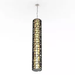 Ceiling Lamp Fredrick Cylinder Shade 3d model Ceiling Lamp Fredrick Cylinder Shade 3d model